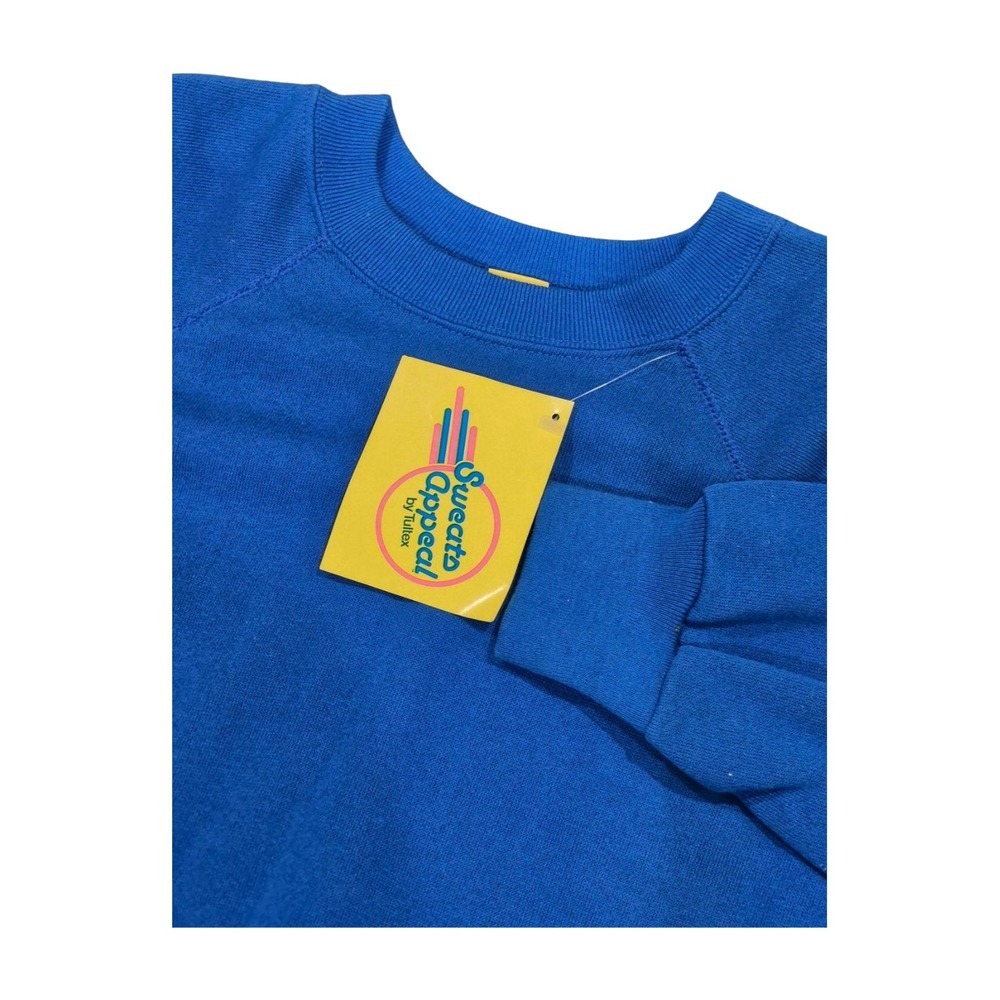 NOS Sweats Appeal By Tultex Blue Sweatshirt Pullover Crewneck 1989 Adult XXL NWT